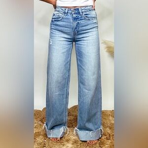 Ververt Women’s Baggy Wide Leg Jeans